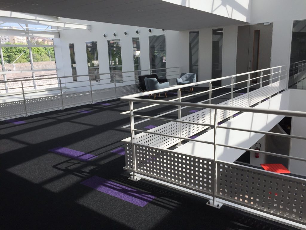 Escalier thermolaqué